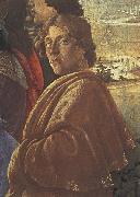 Sandro Botticelli Detail from the Adoraton of the Magi oil painting